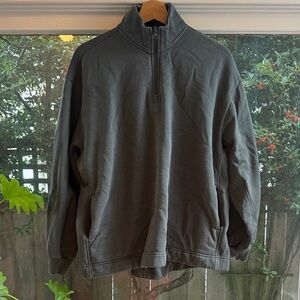 Teal adidas Quarter-Zip Sweater